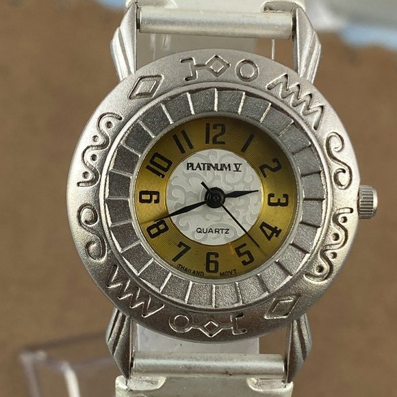 Platinum V Celestial SUN Face Watch